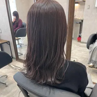 ミディアム カラー ヘアアレンジ 🌻あいり merci.🌻のヘアスタイル