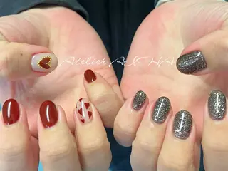 ショート アトリエAIHA★ フィルイン推奨サロンのネイルデザイン
