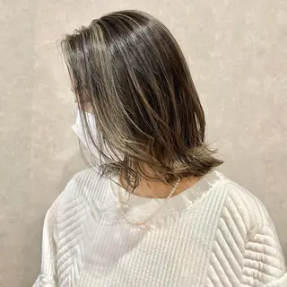 ミディアム カラー 一ノ瀬 暁のヘアスタイル