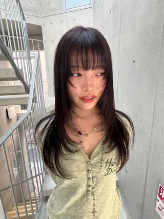 ロング 堀 風城のヘアスタイル