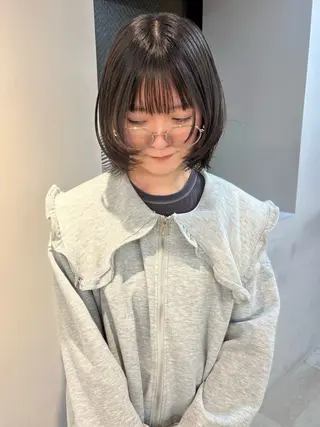 ショート rinka/暖色 ボブカットモデルのヘアスタイル