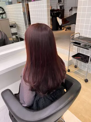 セミロング 💖札幌カラー 指名No.1💖玲奈のヘアスタイル