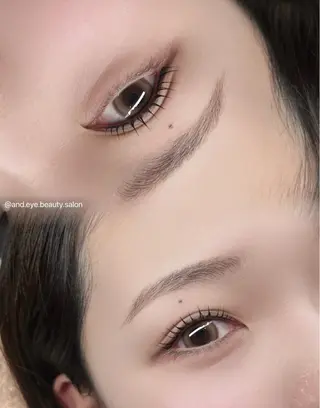 マツエク・マツパ and_eye所属・𝐒𝐀𝐍𝐀 学園前のマツエク・マツパデザイン