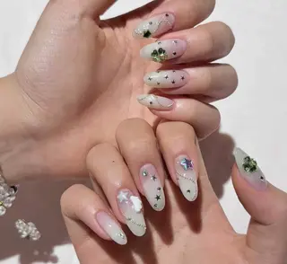 ネイル By moonネイル 🌷ワンホン/韓国風のネイルデザイン