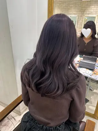 ロング カラー 透明感カラー 古山 結季🌙🖤のヘアスタイル