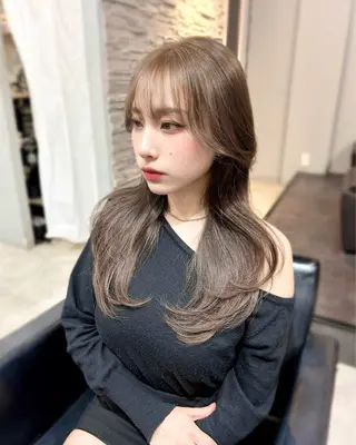 セミロング カラー 💘大人可愛く💘 Natsuki❥❥❥のヘアスタイル