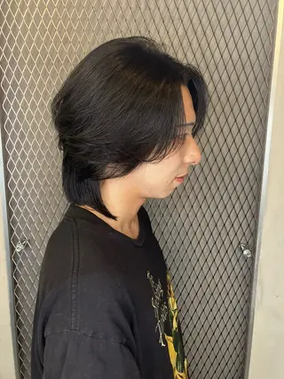 ミディアム メンズ 透明感カラー/ 髪質改善町田佑人のヘアスタイル