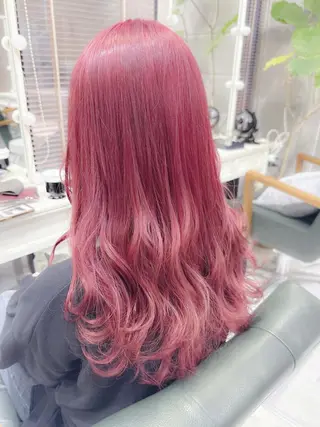 ロング カラー ヘアアレンジ Days 透明感カラーのヘアスタイル