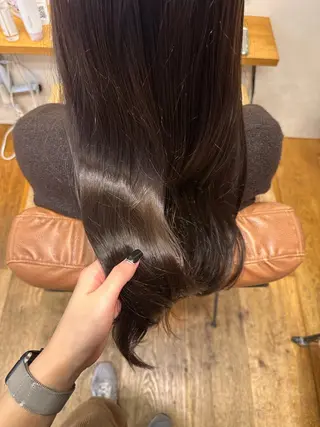 セミロング iroha/大阪梅田 /ニュアンスカラーのヘアスタイル