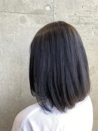 ミディアム カラー な つのヘアスタイル