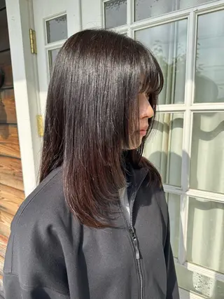 セミロング 鈴木 杏のヘアスタイル