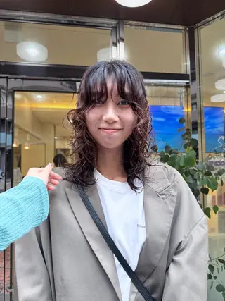 ミディアム パーマ Seeknext // Rukaのヘアスタイル