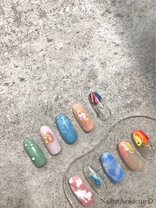 ネイル ネイリストアカデミー 田中のネイルデザイン