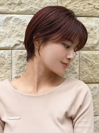 ショート 鈴木 空音のヘアスタイル
