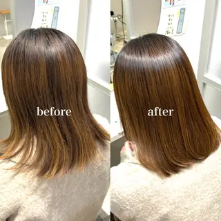 ミディアム オダシマ タマキのヘアスタイル