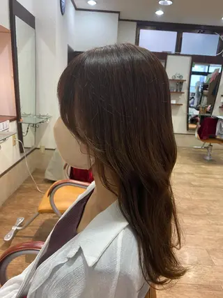 ロング カラー サプリームヘア 飯田みち瑠のヘアスタイル