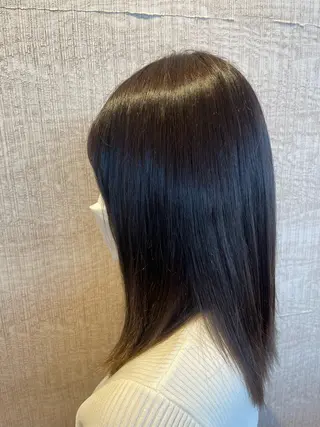 ミディアム 渡辺 恵理佳のヘアスタイル