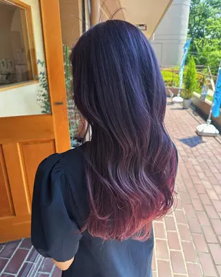 ロング カラー 艶カラー/ Nanamiのヘアスタイル