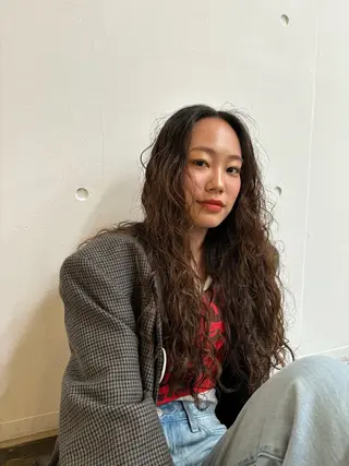 ロング パーマ shoko/ 海外ガール風パーマのヘアスタイル