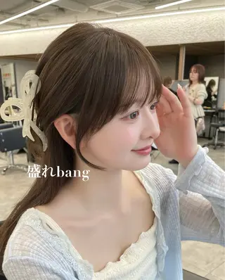 ミディアム 🍑暖色／レイヤー／ 真希🎀のヘアスタイル