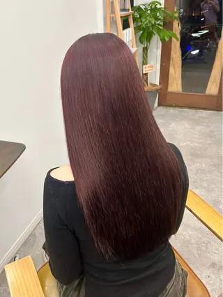 ロング カラー 金澤 希空のヘアスタイル