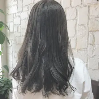 ロング カラー Lall  You 大阪所属・🥛洒落髪小顔cut なら龍崎🥛のヘアスタイル