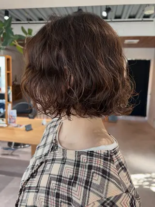 ミディアム パーマ iroha/ n.w.h🎀のヘアスタイル