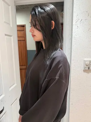 ミディアム パーマ mai / linoah˚✧のヘアスタイル
