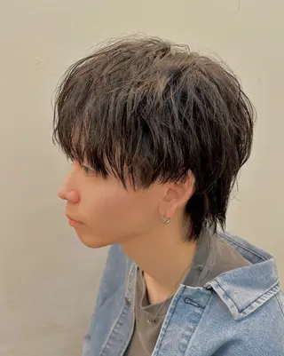 メンズ メンズ特化/メンズ パーマ/ハイトーンのヘアスタイル