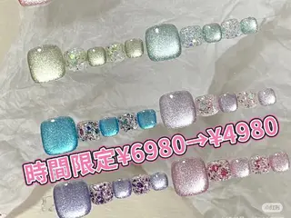 ネイル princess スカルプ専門店のネイルデザイン