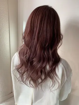 セミロング 渋谷🤍ブリーチ エクステ🤍アミルのヘアスタイル