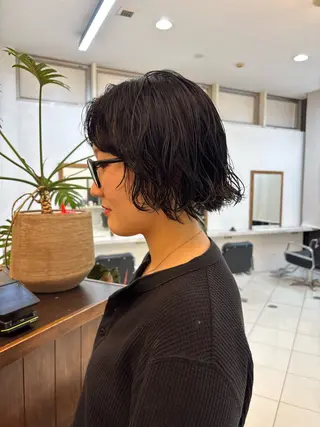 ショート パーマ ハードパーマ Rico💜のヘアスタイル