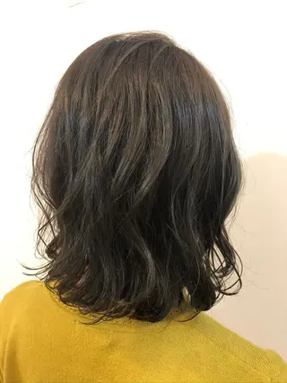 ミディアム カラー 🦋透明感 艶カラー Rie🦋のヘアスタイル