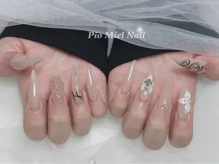ネイル HANA 長さだしのネイルデザイン