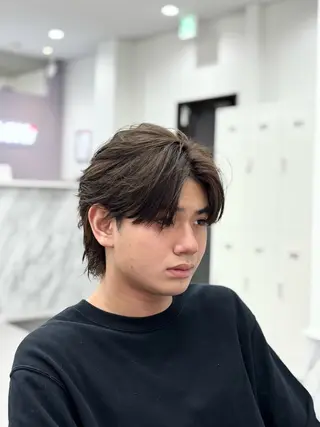 パーマ メンズ KanedaRio パーマ/フェードのヘアスタイル