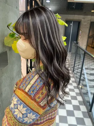 ロング カラー ♡ハイライトカラー shinri♡のヘアスタイル