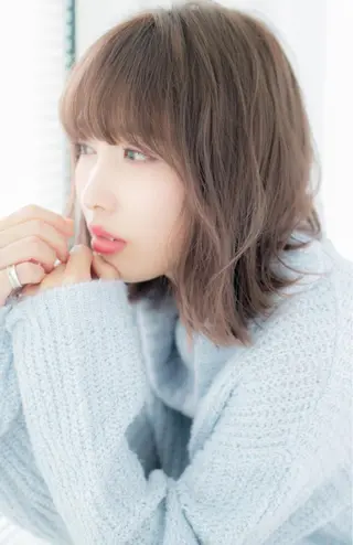 ミディアム カラー 新宿駅近♡個室 ♡関口三都季🌜のヘアスタイル