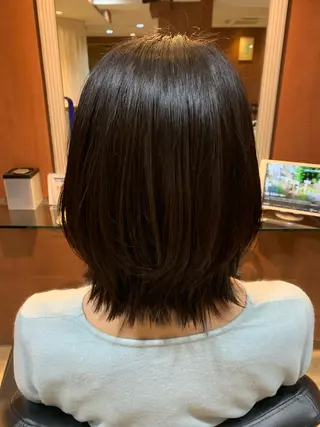 ミディアム 武田尚子🌸 自然に仕上がる矯正のヘアスタイル