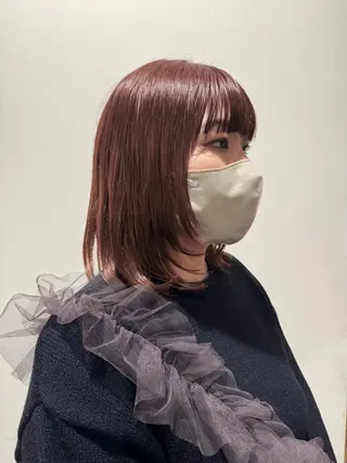 ミディアム 🦄心でカット🦄 🌈まさきうらん🌈のヘアスタイル