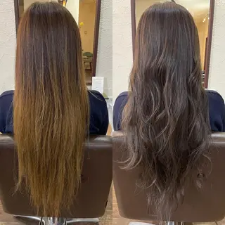 ロング カラー 箱守 さやかのヘアスタイル