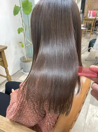 セミロング 髪質改善✨ 角谷　勇のヘアスタイル