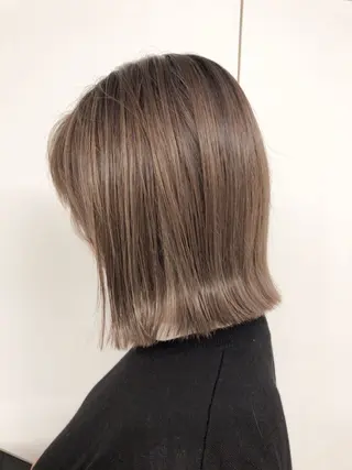 ショート カラー ✨透明感ケアカラー✨ 長野ゆきなのヘアスタイル