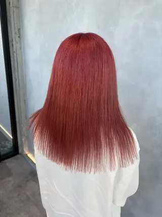 セミロング カラー 茅ヶ崎/ハイトーン/ Ramuのヘアスタイル