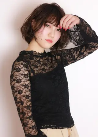 ショート カラー 髪質改善/縮毛矯正 /青山 早希🐾のヘアスタイル