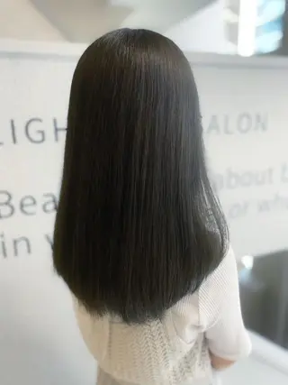 セミロング カラー 神パーマ&ツヤ髪 黒田ダイのヘアスタイル