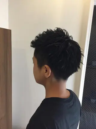 メンズ MIZUHO / ダブルカラー髪質改善のヘアスタイル