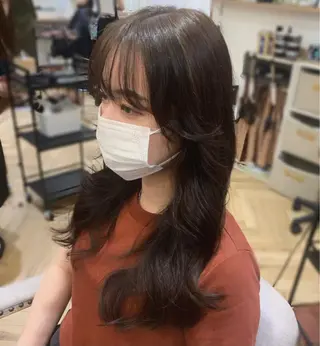ロング 大人韓国ヘア🎀 しょうこLuanaのヘアスタイル