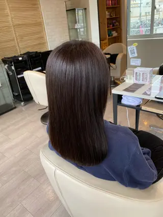 セミロング カラー ヘアアレンジ 金子 富士のヘアスタイル