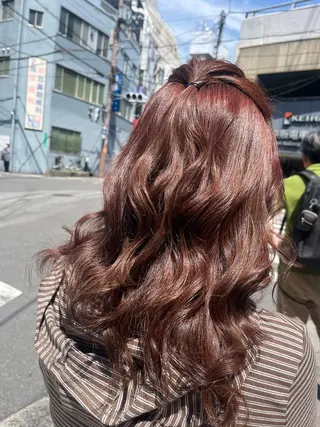 ミディアム カラー afrodite 〈京橋〉Riyuのヘアスタイル