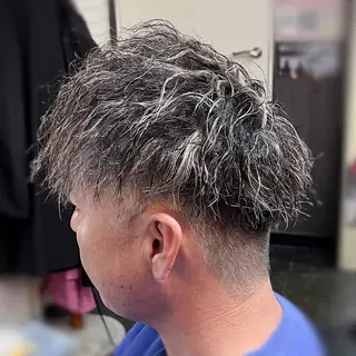 ショート カラー パーマ ヘアアレンジ メンズ Kimura Shinyaのヘアスタイル